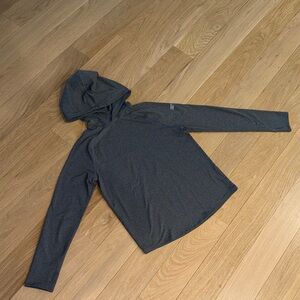 abercrombie kids Long-Sleeve Hooded Tee - Dark Gray Sz 11/12